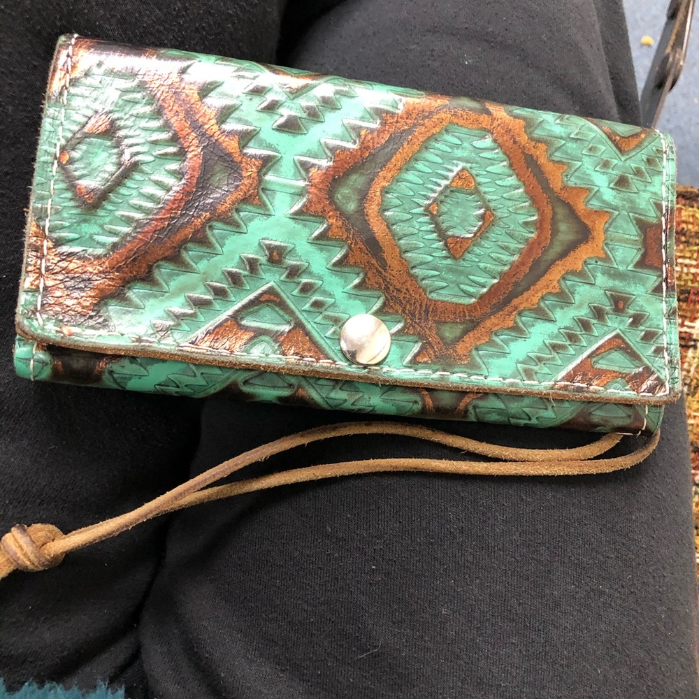 Handmade leather wallet